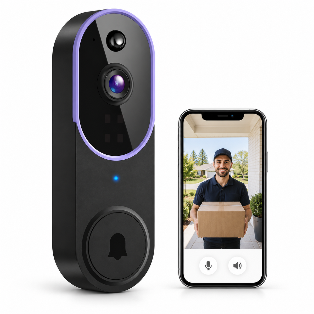 SecureView™ Wireless Doorbell Camera