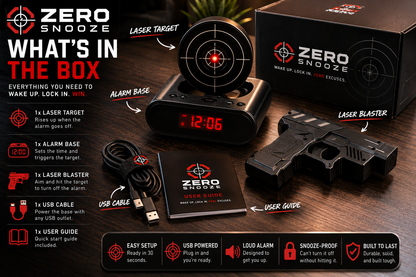 Zero Snooze™ Alarm Clock