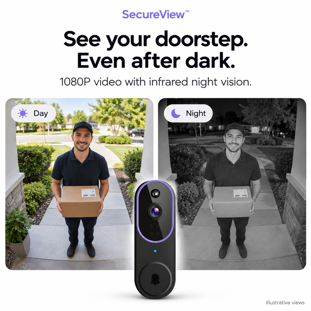 SecureView™ Wireless Doorbell Camera