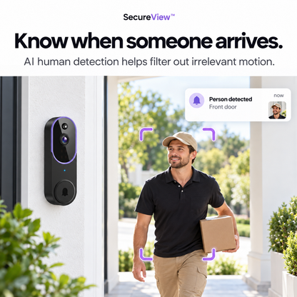 SecureView™ Wireless Doorbell Camera