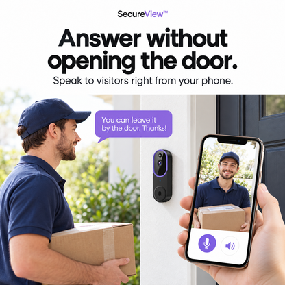 SecureView™ Wireless Doorbell Camera