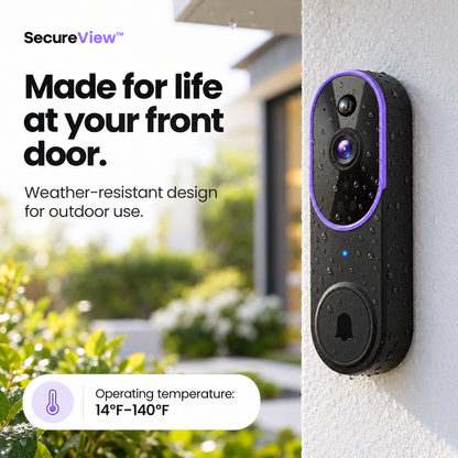 SecureView™ Wireless Doorbell Camera