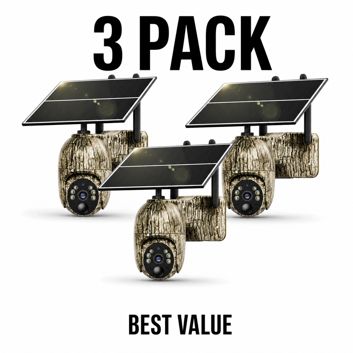 SecureView™ 4G Security Camera Bundle