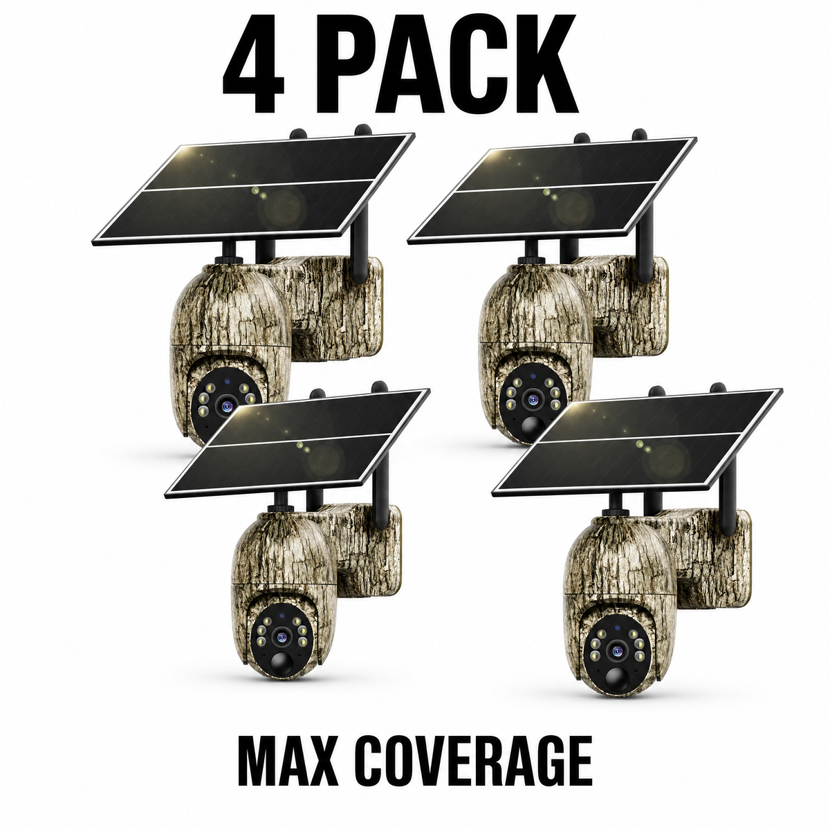 SecureView™ 4G Security Camera Bundle